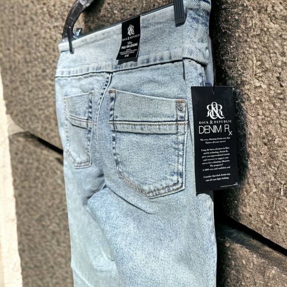NWT Rock & Republic Women Skinny Jeans, 10M, Comfortable Pull-On Style, Jeggings - Picture 11 of 13